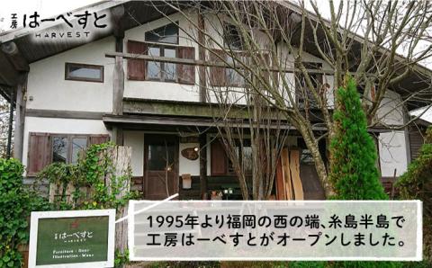 トライアングルテーブル≪糸島≫【工房はーべすと】木工家具/クラフト/オリジナル/ダイニング [AYA020]