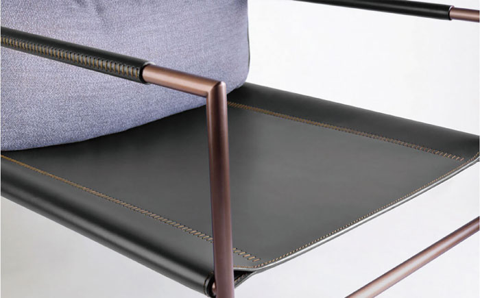 【Ritzwell】IBIZA FORTE EASY CHAIR -HAND STITCH- [AYG051]