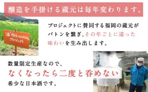 日本酒「晴好 HARUYOSHI 02 」720ml ＋ 無濾過生原酒（要冷蔵）720ml 2本セット 糸島市 / 有限会社友添本店 [AYK002]