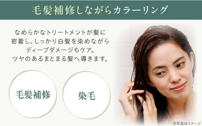 【10本入】リシリアフレル カラートリートメント 専用ボトル+詰め替え用パウチセット 糸島市 / 株式会社ピュール トリートメント 白髪染め [AZA175] ダークブラウン