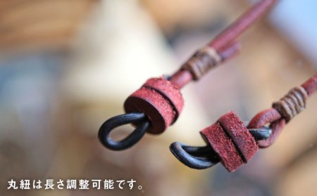 経年変化を楽しむ本革製品 めがねストラップ≪糸島≫【BLESS】クラフト/オリジナル/レザー [AAA014]