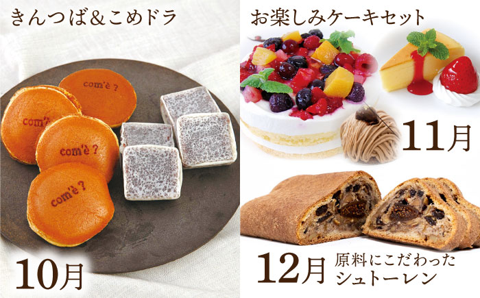 【全12回定期便】糸島 スイーツ お楽しみ 定期便 （ スコーン / コンポート / チョコ / 焼菓子 / ケーキ / プリン / ジェラート / 最中 / 詰め合わせ / シュトーレン ） 《糸島》 [AAH003]