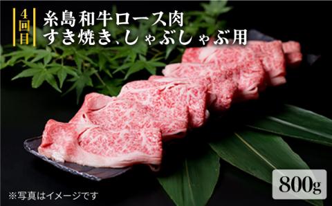 美味しさ満載！贅沢お肉の定期便全5回（月1回） 4人家族用 糸島ミートデリ工房 [ACA083]