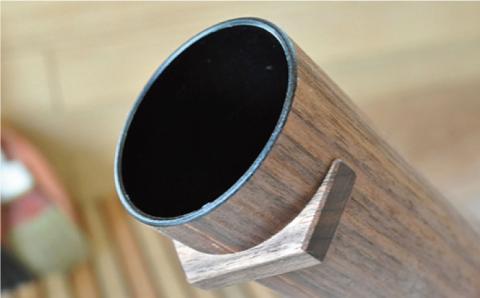 木製カーペットクリーナー ウォルナット≪糸島≫【贈り物家具 みはたや】オリジナル/インテリア/コロコロ/掃除道具 [ADD001]