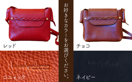 【本革】ツイストサコッシュ 糸島市 / LADIES＆GENTLEMEN [ADK062]