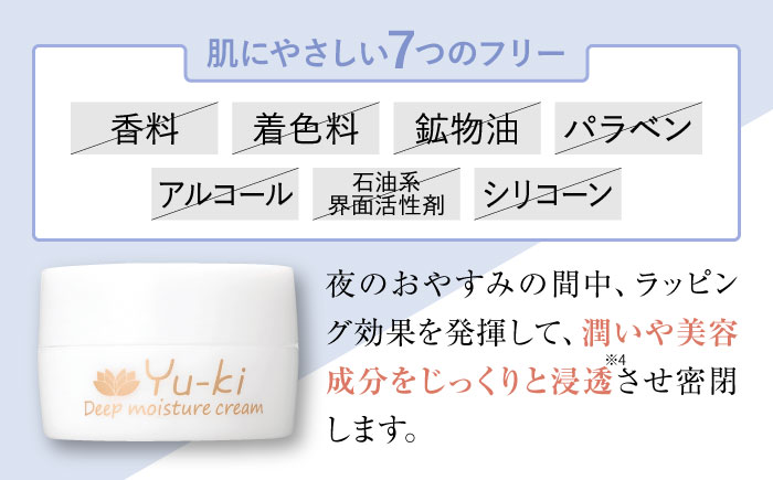【年内発送】ディープモイスチャークリーム 1個 糸島市 / Yu-ki [AHJ023]