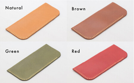 STICO グラス ケース フラット / 眼鏡 ケース 革 レザー 15008 《糸島》【Duram Factory】 ドゥラムファクトリー [AJE049]