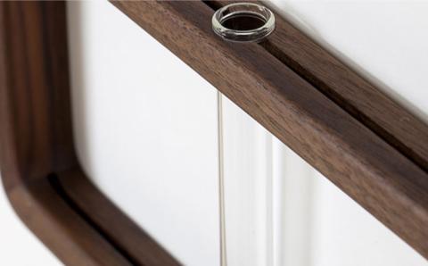 一輪挿し「answer frame」 （Sサイズ）ウォールナット≪糸島≫【answer】お洒落/インテリア/花瓶/クラフト/オリジナル [APB008]