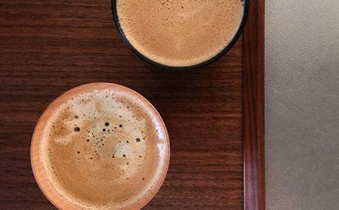 【贈り物に！】木製タンブラー≪色違い≫ペアセット≪糸島≫【DOUBLE=DOUBLE FURNITURE（ダブルダブルファニチャー）】クラフト/木工家具/テーブルウェア/コップ [APE006]