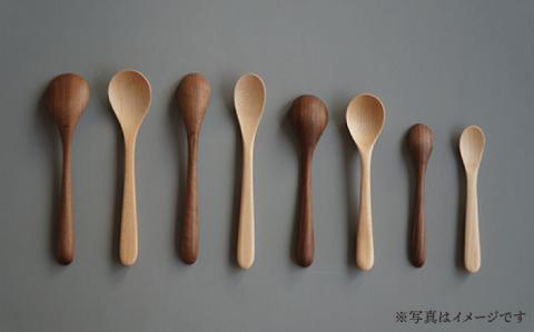 木製カトラリー4本セット/メープル≪糸島≫【DOUBLE=DOUBLE FURNITURE（ダブルダブルファニチャー）】木工/テーブルウェア/スプーン/フォーク/ハンドメイド [APE008]