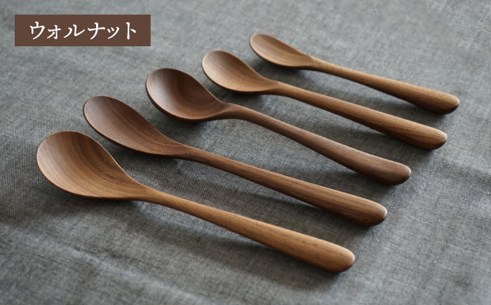 【色が選べる】木製 スプーン 全 5種 セット 糸島市 / DOUBLE=DOUBLE FURNITURE（ダブルダブルファニチャー） [APE017-1] メープル