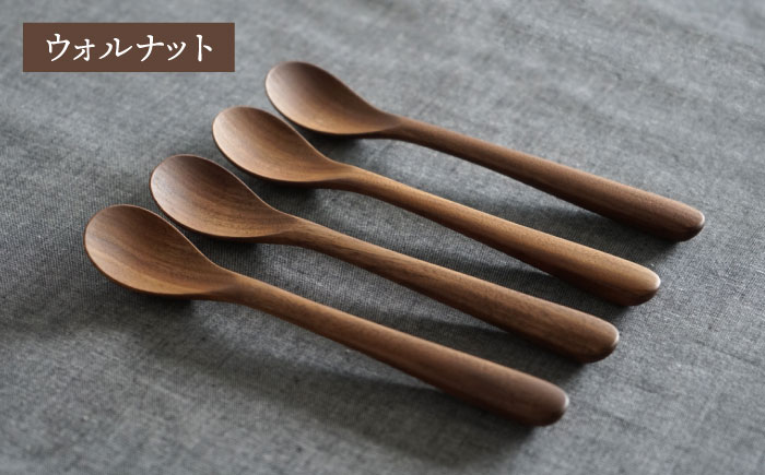 【色が選べる】木製 スプーン S 4本 セット 糸島市 / DOUBLE=DOUBLE FURNITURE（ダブルダブルファニチャー） [APE023-1] メープル