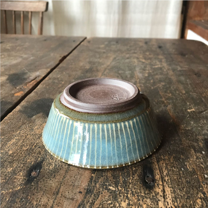 青磁線紋小鉢5個セット≪糸島≫【うつわと手仕事の店 研】器/陶器/食器/手作り/クラフト [ARD014]