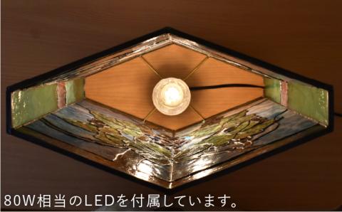 ステンドグラスランプ SL-24 グレープバイン【アトリエエトルリア】 [ARF024]