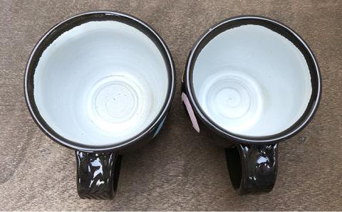 黒釉丸マグカップペアセット クラフト/コップ≪糸島≫ Studio MUSICA [ARG002]