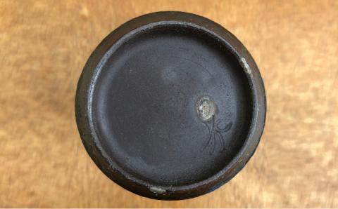 牡蠣殻燻焼締ビアカップ2個セット（青・ピンク）【Studio MUSICA】ビール/コップ/お酒/焼酎/コーヒー/お茶/グラス [ARG007]