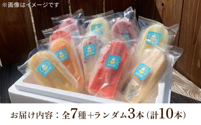 アイスキャンディ 10本セット 全7種＋ランダム3本 アイス キャンディ 糸島市 / TANNAL [ATB033]