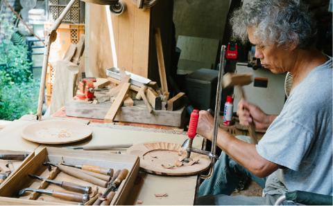 木ベラ（左利き用）/さくら 【カントリーチェア】 【いとしまごころ】 [ATC013] キッチン 雑貨