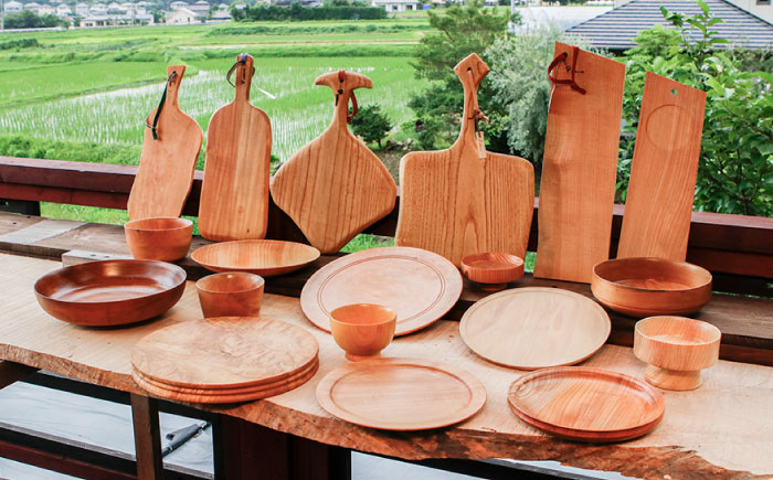 カッティングボードC 水楢  糸島市 / 工作小屋moku-ren（品川 雅男）【いとしまごころ】 [AVZ014]