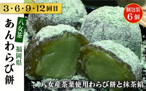 【全12回定期便】 人気 和菓子 定期便 ( おはぎ / あんわらび / 八女茶 ) 糸島市 / 糸島だんご本舗 [AWF013] だんご 和菓子