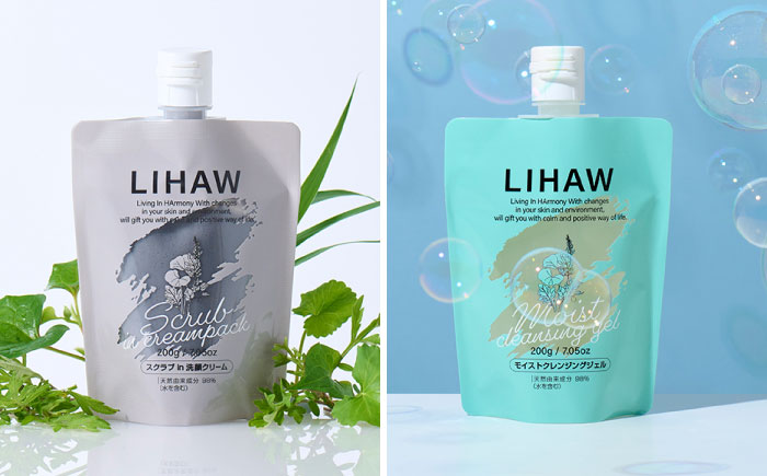 【4種セット】【LIHAW】リハウ ディープモイスチャークリーム+リハウ モイストリペアマスクN10枚入+リハウ モイスチャーローション+リハウ オールインワンジェル 糸島市 / 株式会社ピュール [AZA286]