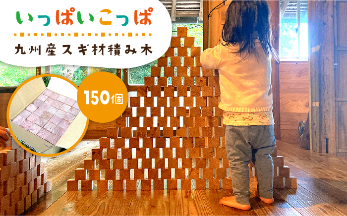 いっぱいこっぱ 積み木 《糸島》【産の森学舎】 [ABC002]