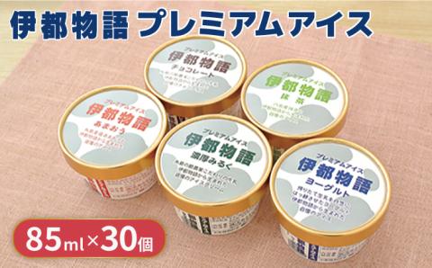 【年内発送】伊都物語プレミアムアイス30個セット（みるく6個、ヨーグルト6個、あまおう6個、抹茶6個、チョコレート6個） [AFB009]