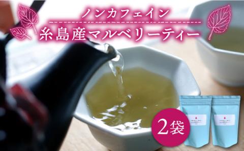 マルベリーティー 2袋（ 糸島産 桑の葉 100%使用 ）【泉屋六治】【いとしまごころ】[AGC003]