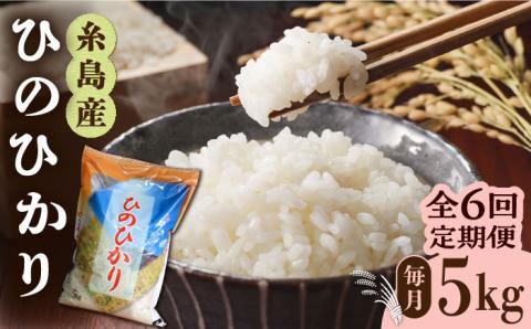 【全6回定期便】糸島産 ひのひかり 5kg × 6回 糸島市 / 三島商店 米 お米 ご飯 白米 ヒノヒカリ ひのひかり 九州 福岡 [AIM009] 白米米 白米お米 白米ご飯 白米ヒノヒカリ 白米ひのひかり 白米九州 白米福岡 白米5キロ 白米定期便