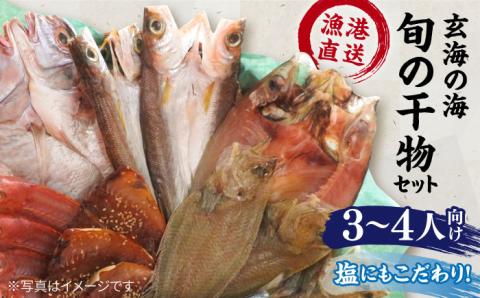 塩にもこだわり！玄海の海旬の干物セット（3,4人向け） 福ふくの里 [ALD003]