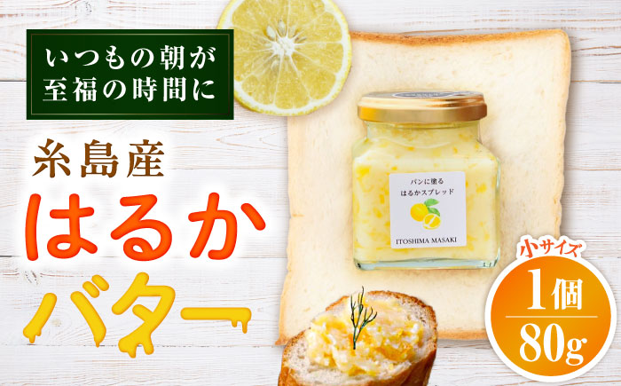 はるかバター 小 1個 糸島市 / 糸島正キ  みかん ジャム クリーム [AQA059]