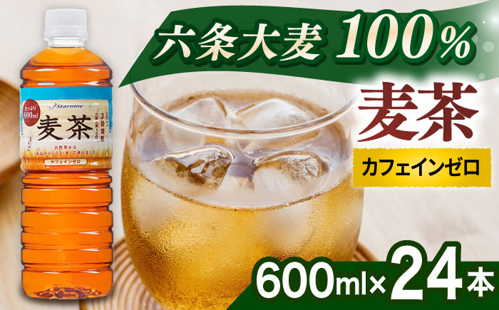＼2週間以内に発送／麦茶 600ml × 24本 糸島市 / スターナイン お茶 ペットボトル [ARM005] ソフトドリンク おちゃ むぎちゃ むぎ茶 ムギ茶 まとめ買い 箱買い すぐ届く