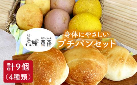 身体がよろこぶプチパンセット（卵・乳製品不使用）【天然パン工房楽楽】【いとしまごころ】 [AVC008]