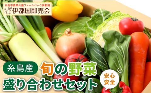 福岡県糸島産 旬の野菜盛り合わせセット [AWC006]