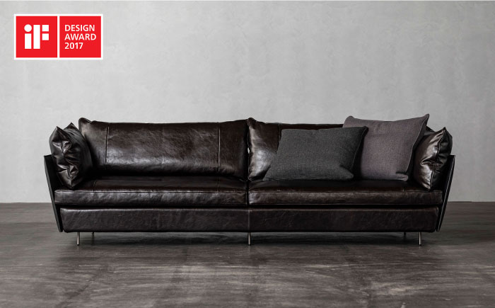 【Ritzwell】LIGHT FIELD SOFA - LEATHER - ソファー 3人掛け 本革 [AYG045]