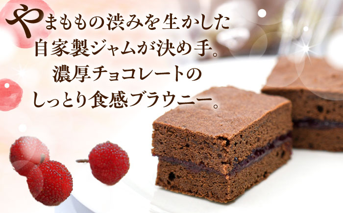 やまももブラウニー 4個入 VISAVIS ＜株式会社シークス＞ 那珂川市 洋菓子 [GAU014]