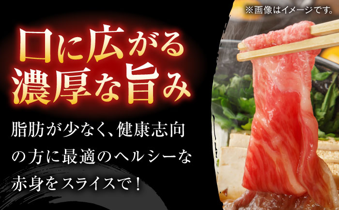 博多和牛　赤身スライス　定期便全12回＜一般社団法人地域商社ふるさぽ＞ 那珂川市 [GBX154]