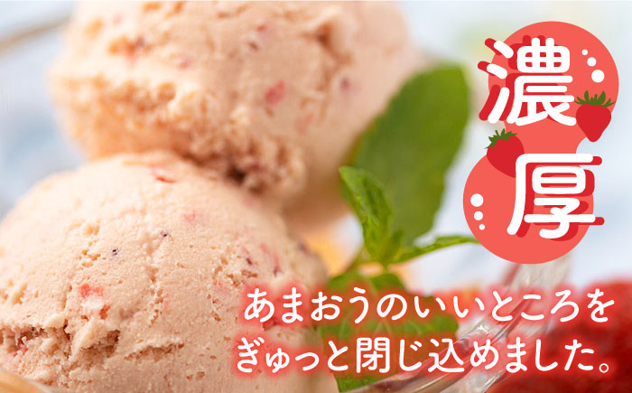 【全3回定期便】【2026年4月以降発送】先行予約！福岡産 あまおう ジェラート 1000ml＜南国フルーツ株式会社＞那珂川市 スイーツ [GCD049]