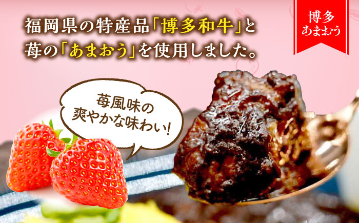 福岡特産品「博多あまおう」と「博多とよみつひめ」のご当地フルーツカレーセット（170g×各20袋）＜株式会社natural factory＞那珂川市 [GEA078]