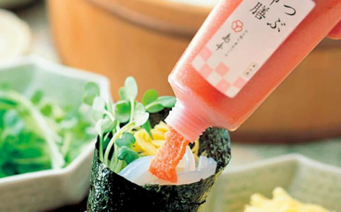 【博多辛子明太子の島本】希少国産卵・チューブ入り辛子明太子80ｇ×4種（オリジナル・昆布漬け・大吟醸仕込み・辛口）＜株式会社島本食品＞那珂川市 [GER044]