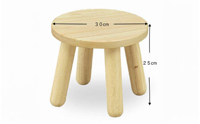 キッズチェアー　まる型H＜株式会社ENsower＞那珂川市 [GFA005]