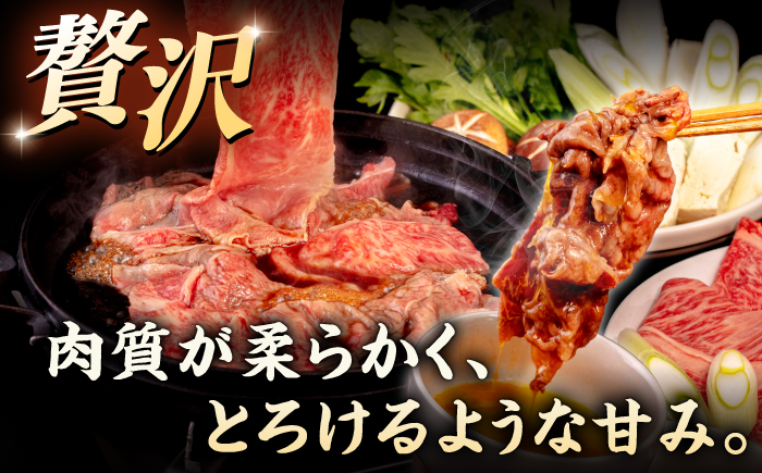 博多和牛 肩ロース うす切り 800g (400g×2p) すき焼きのタレ付 ＜ヒサダヤフーズ＞那珂川市  黒毛和牛 牛肉 スライス [GFY017]