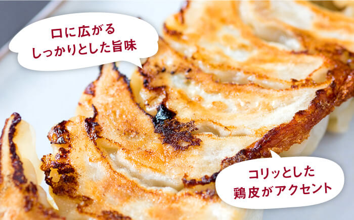 【平飼いで育った元気な鶏！】金太郎鶏 ぎょうざ（25個×5袋セット）＜有限会社 フジノ香花園＞那珂川市 [GAM005]