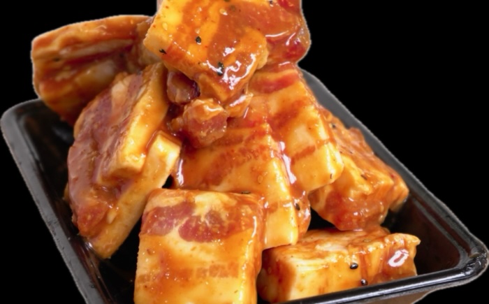 【全3回定期便】味噌漬け豚カルビ　1kg(500gx2)＜なかがわ市場 うしじま＞那珂川市 [GAR058]