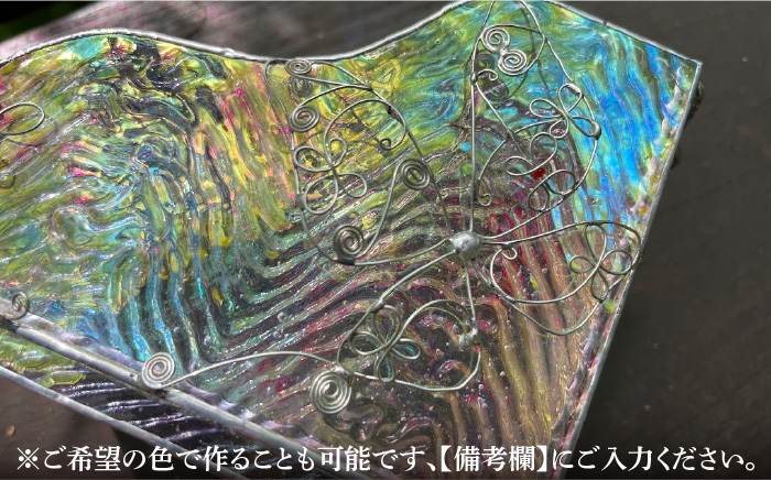 【ステンドグラスのある暮らし】ピアノ＜ウェーブGグラス工房＞那珂川市 ステンドグラス 雑貨 インテリア [GAW018]