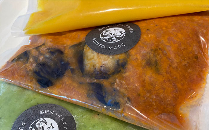 シェフのおすすめ 無添加 自家製 パスタソース と スープセット＜PUNTO MARE＞那珂川市 惣菜 [GCB002]