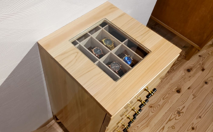 腕時計ケース ジュエル (趣味箱) 6段 ＜kisai-craft＞ 那珂川市 [GFD002]