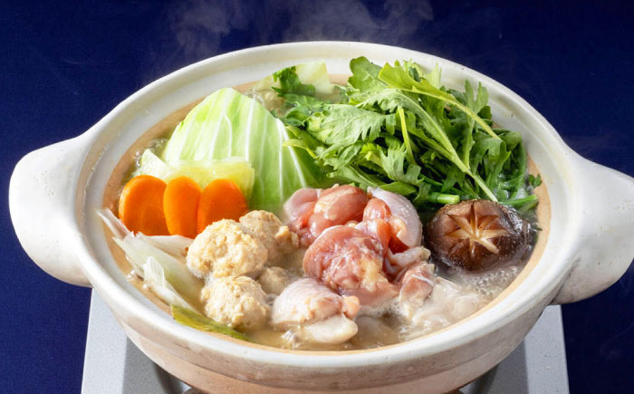 むなかた鶏使用　水炊き2人前 那珂川市/株式会社海千 [GGA027]