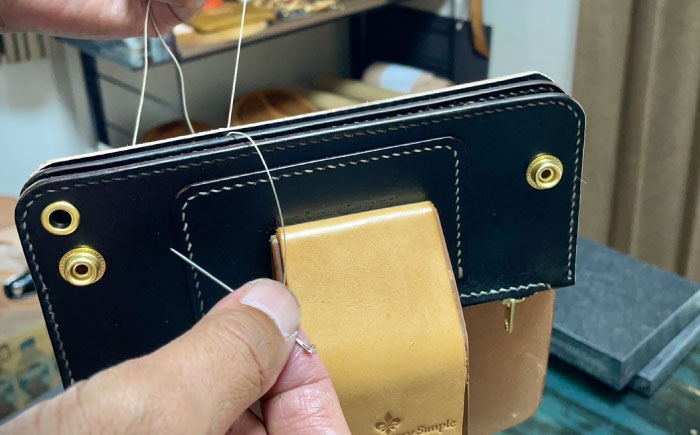 トラッカーウォレット＜レザー・ファクトリー・シンプル＞ 那珂川市 [GGH001]