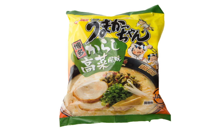 福岡・博多の味『うまかっちゃん』30袋（5袋パック×6セット）からし高菜風味＜一般社団法人地域商社ふるさぽ＞ 那珂川市 [GBX249]